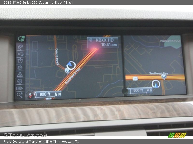 Navigation of 2013 5 Series 550i Sedan