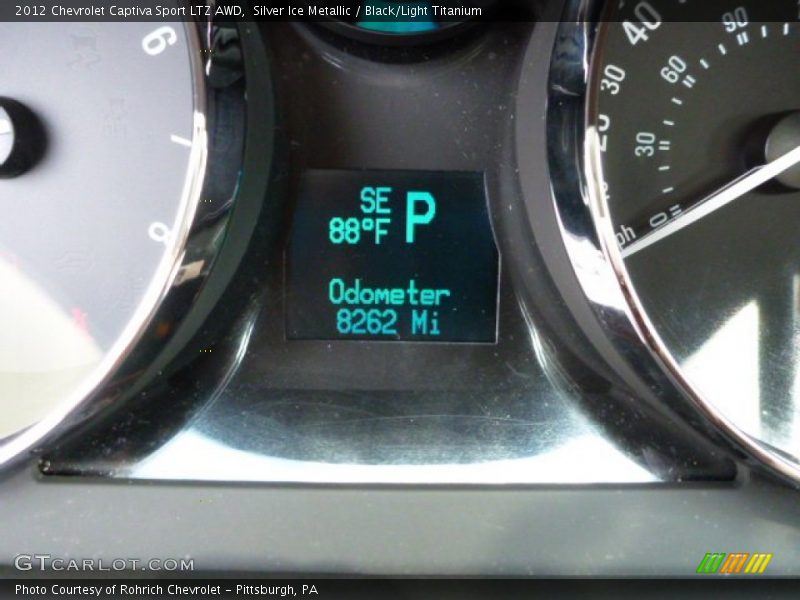Silver Ice Metallic / Black/Light Titanium 2012 Chevrolet Captiva Sport LTZ AWD
