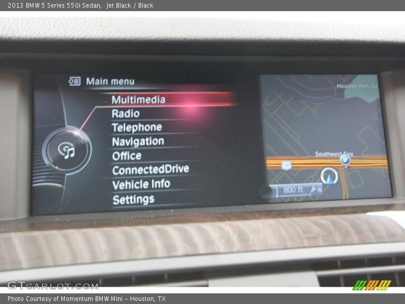 Jet Black / Black 2013 BMW 5 Series 550i Sedan