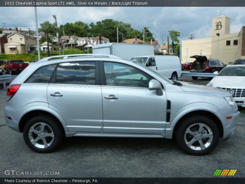 Silver Ice Metallic / Black/Light Titanium 2012 Chevrolet Captiva Sport LTZ AWD