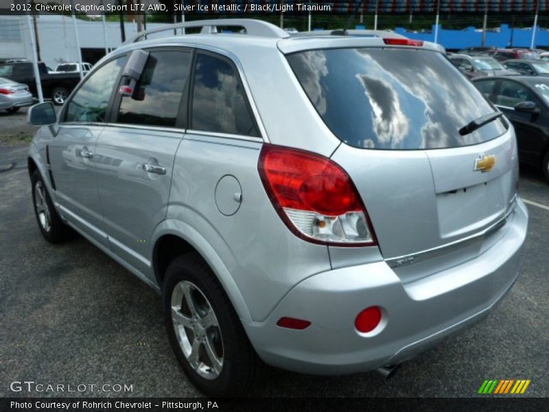 Silver Ice Metallic / Black/Light Titanium 2012 Chevrolet Captiva Sport LTZ AWD