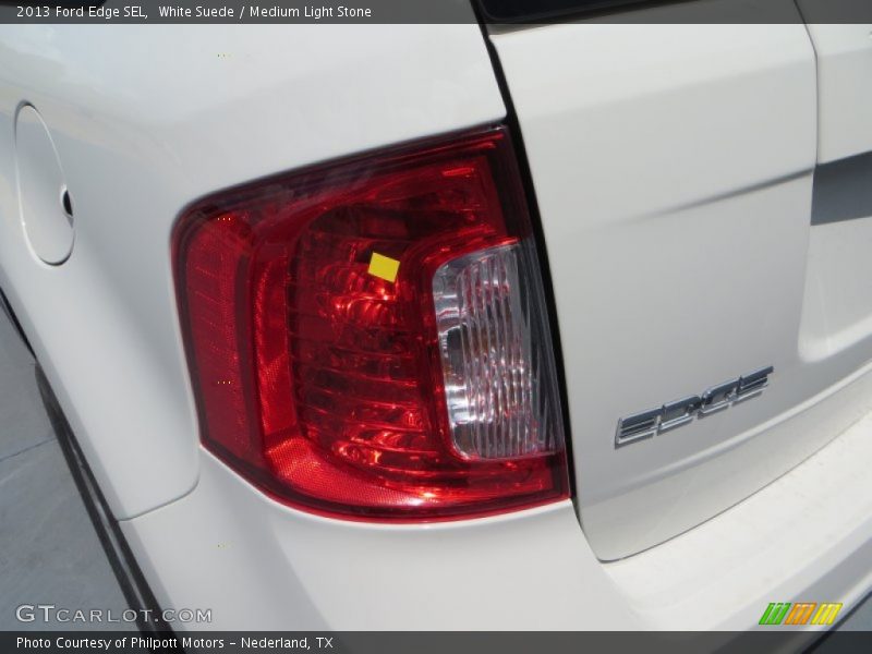 White Suede / Medium Light Stone 2013 Ford Edge SEL