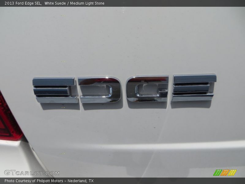 White Suede / Medium Light Stone 2013 Ford Edge SEL