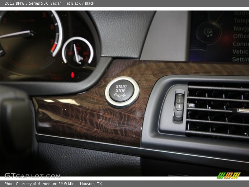 Jet Black / Black 2013 BMW 5 Series 550i Sedan