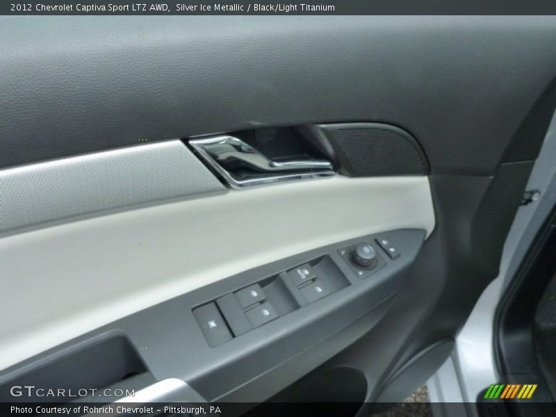 Silver Ice Metallic / Black/Light Titanium 2012 Chevrolet Captiva Sport LTZ AWD