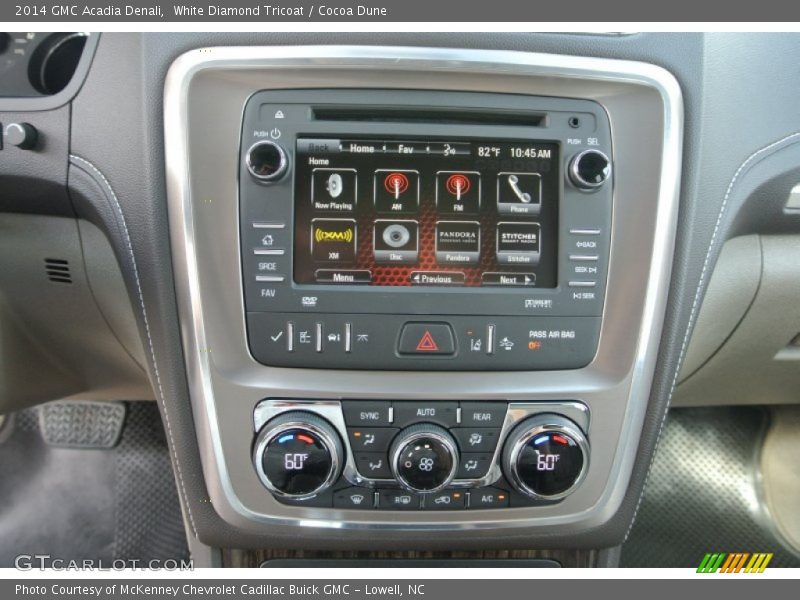 Controls of 2014 Acadia Denali