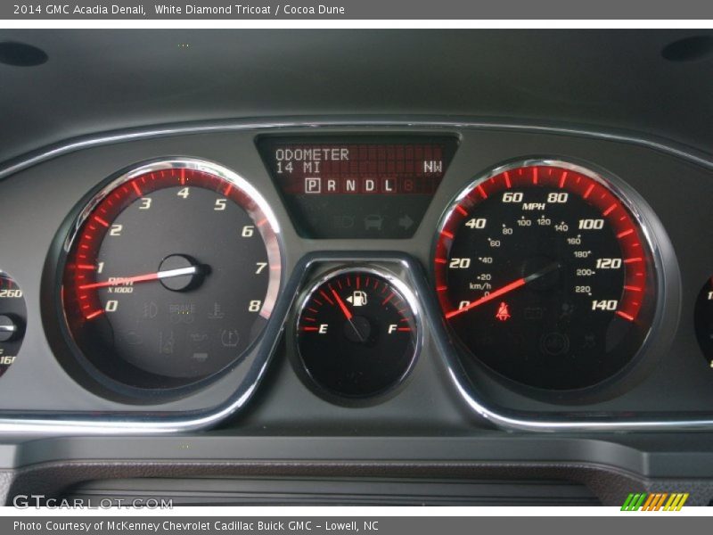  2014 Acadia Denali Denali Gauges