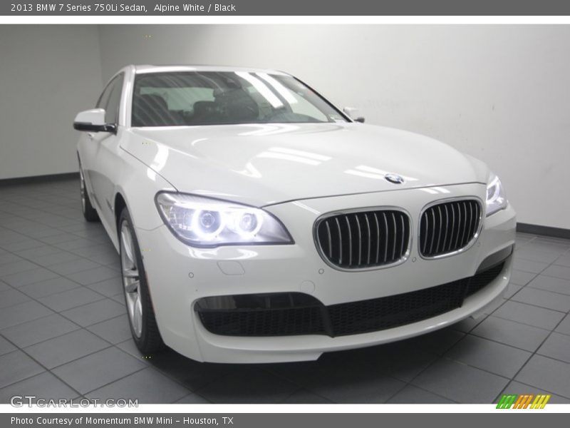 Alpine White / Black 2013 BMW 7 Series 750Li Sedan
