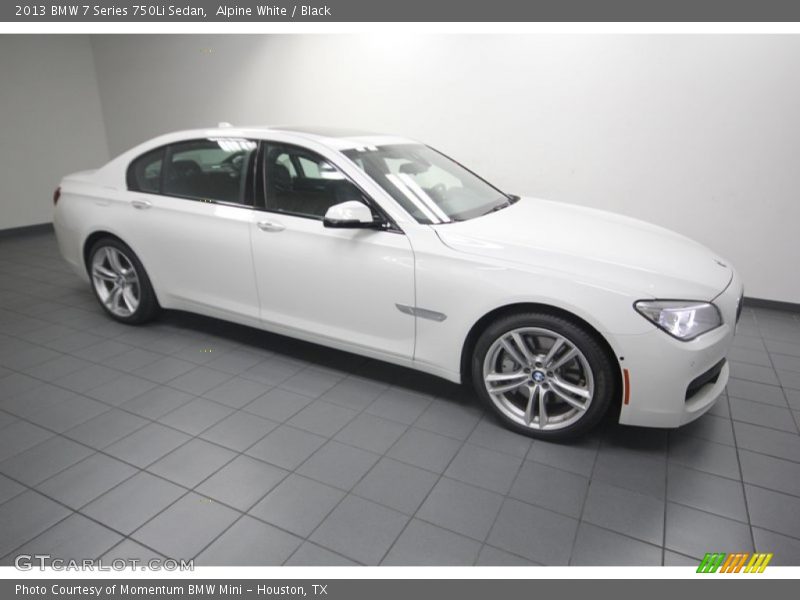 Alpine White / Black 2013 BMW 7 Series 750Li Sedan