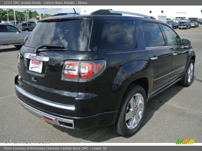 Carbon Black Metallic / Ebony 2014 GMC Acadia Denali