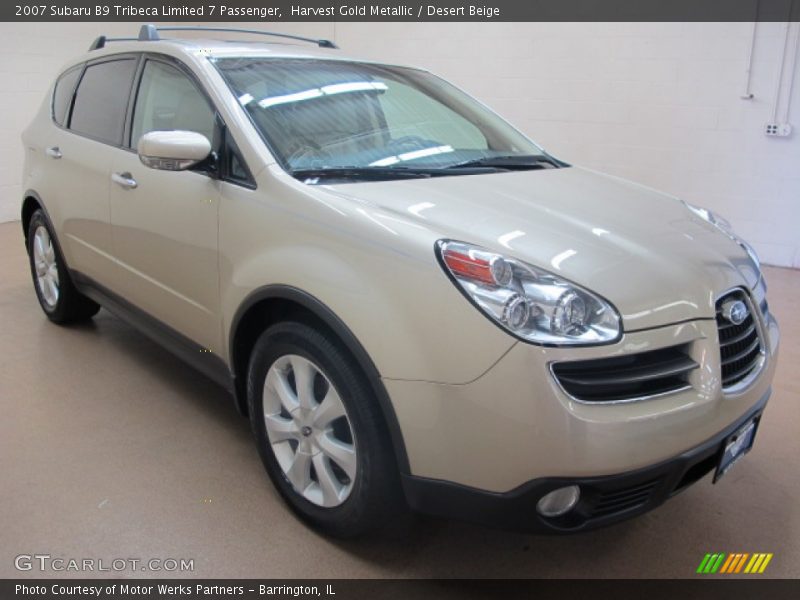 Harvest Gold Metallic / Desert Beige 2007 Subaru B9 Tribeca Limited 7 Passenger