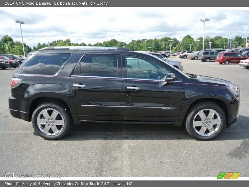 Carbon Black Metallic / Ebony 2014 GMC Acadia Denali