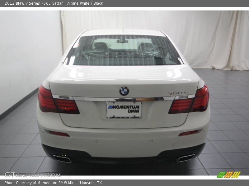 Alpine White / Black 2013 BMW 7 Series 750Li Sedan