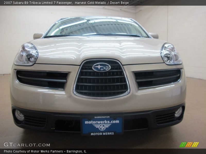 Harvest Gold Metallic / Desert Beige 2007 Subaru B9 Tribeca Limited 7 Passenger