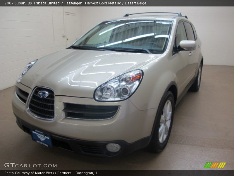 Harvest Gold Metallic / Desert Beige 2007 Subaru B9 Tribeca Limited 7 Passenger