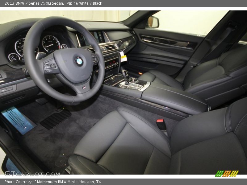 Alpine White / Black 2013 BMW 7 Series 750Li Sedan