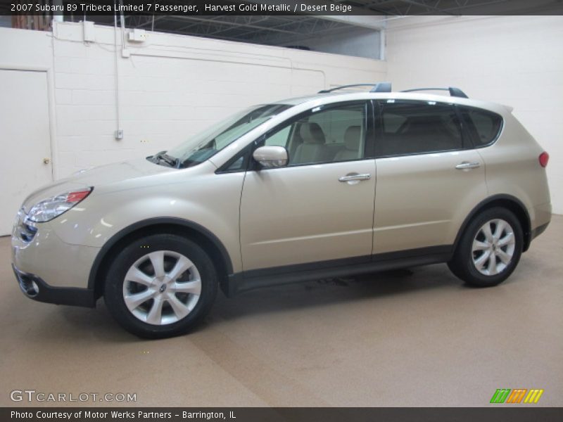 Harvest Gold Metallic / Desert Beige 2007 Subaru B9 Tribeca Limited 7 Passenger