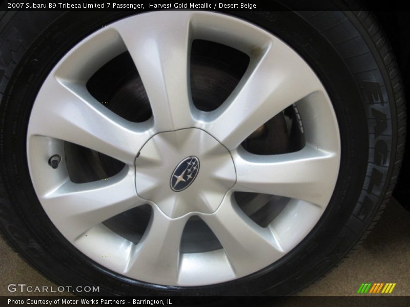 Harvest Gold Metallic / Desert Beige 2007 Subaru B9 Tribeca Limited 7 Passenger