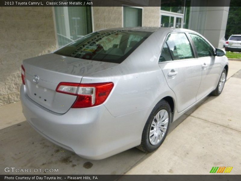Classic Silver Metallic / Ash 2013 Toyota Camry L