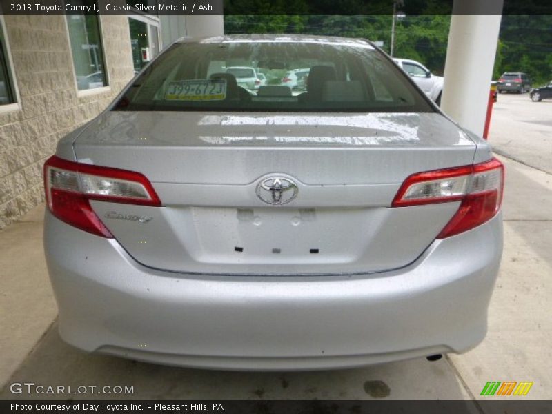 Classic Silver Metallic / Ash 2013 Toyota Camry L