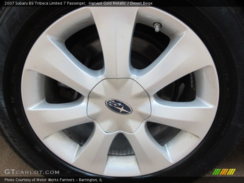 Harvest Gold Metallic / Desert Beige 2007 Subaru B9 Tribeca Limited 7 Passenger