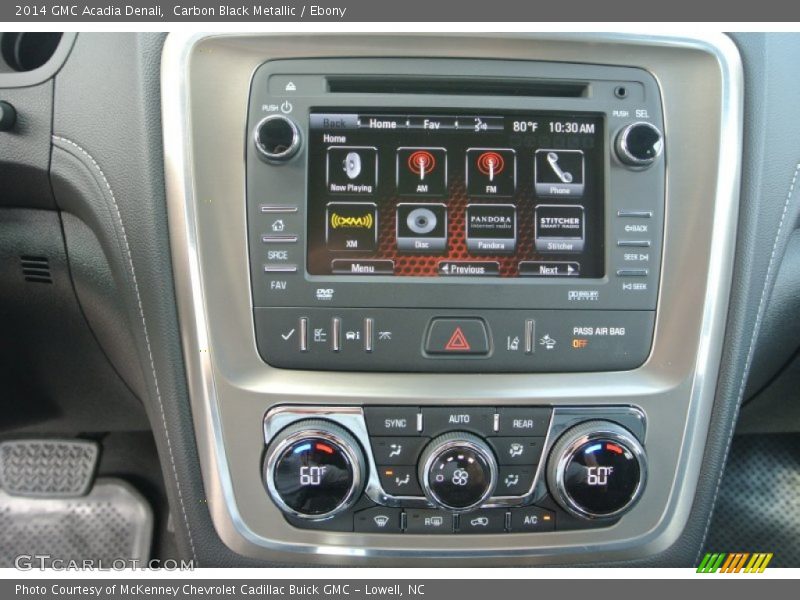 Carbon Black Metallic / Ebony 2014 GMC Acadia Denali