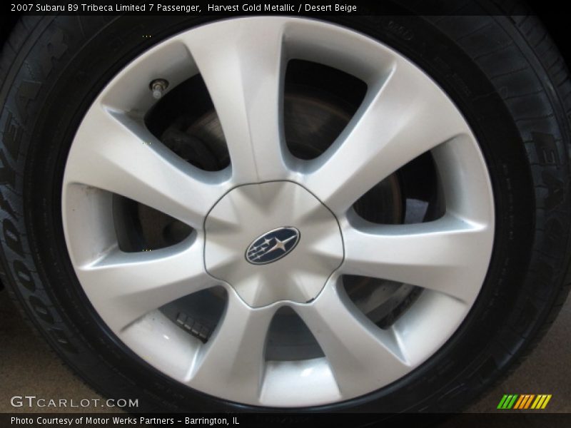 Harvest Gold Metallic / Desert Beige 2007 Subaru B9 Tribeca Limited 7 Passenger