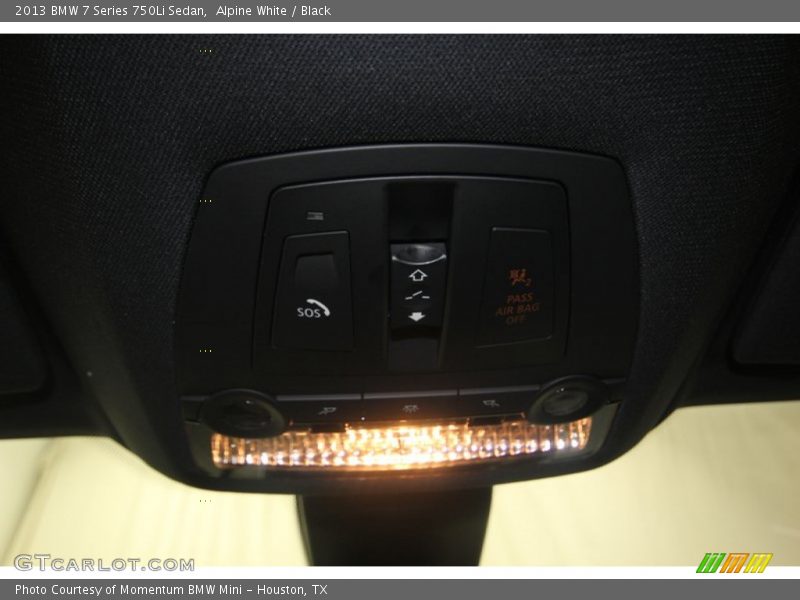 Alpine White / Black 2013 BMW 7 Series 750Li Sedan