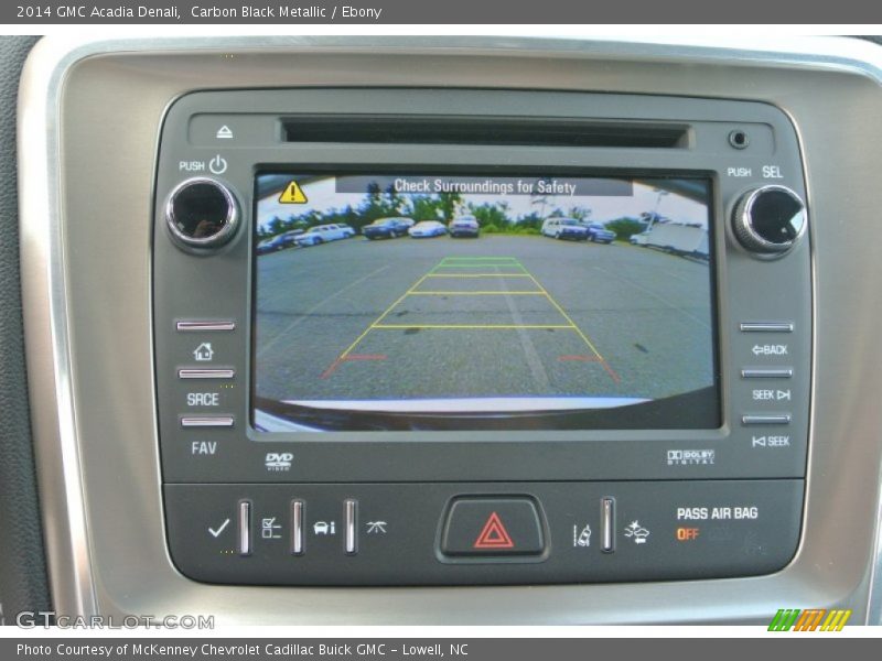 Carbon Black Metallic / Ebony 2014 GMC Acadia Denali