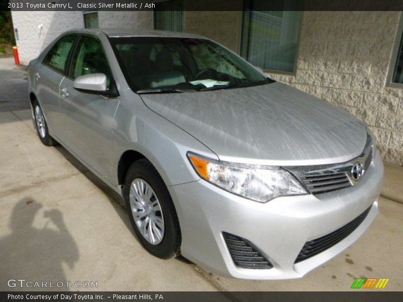 Classic Silver Metallic / Ash 2013 Toyota Camry L