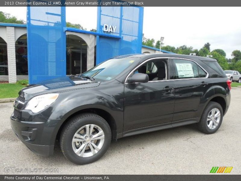 Ashen Gray Metallic / Light Titanium/Jet Black 2013 Chevrolet Equinox LS AWD