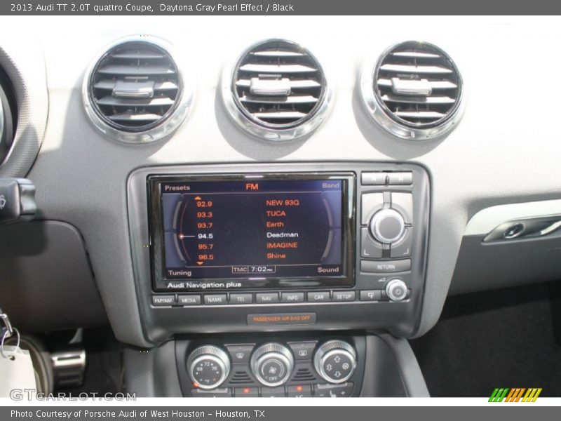 Daytona Gray Pearl Effect / Black 2013 Audi TT 2.0T quattro Coupe