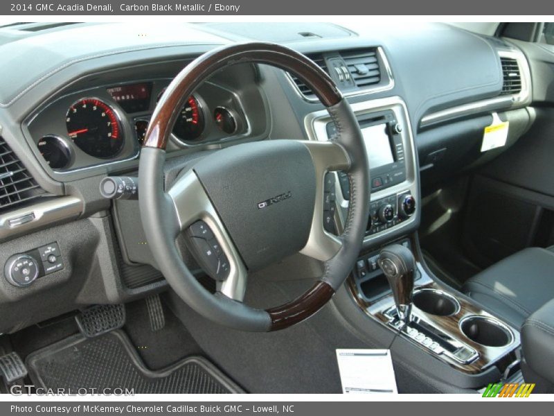 Carbon Black Metallic / Ebony 2014 GMC Acadia Denali