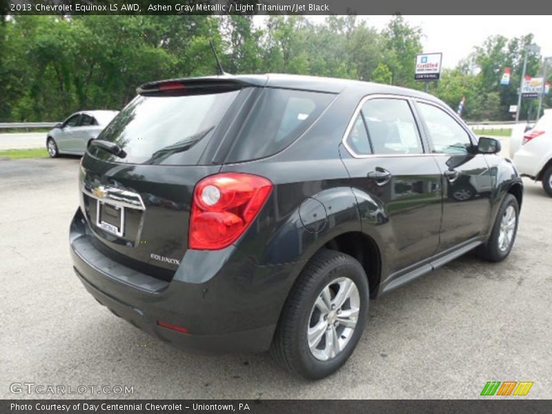 Ashen Gray Metallic / Light Titanium/Jet Black 2013 Chevrolet Equinox LS AWD