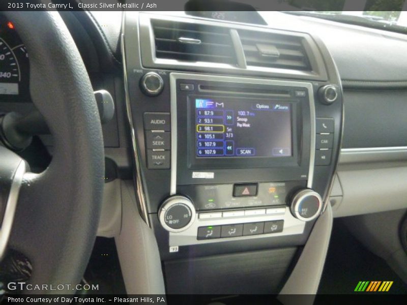 Classic Silver Metallic / Ash 2013 Toyota Camry L