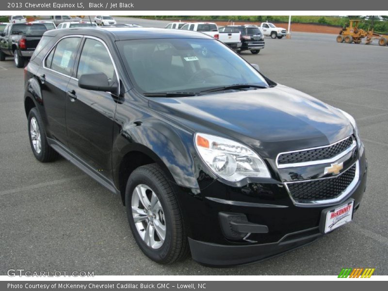Black / Jet Black 2013 Chevrolet Equinox LS