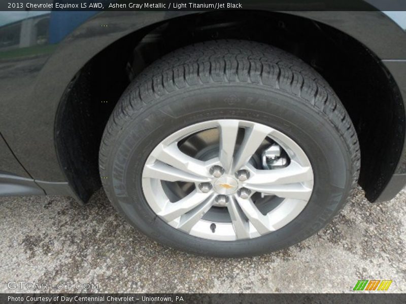 Ashen Gray Metallic / Light Titanium/Jet Black 2013 Chevrolet Equinox LS AWD