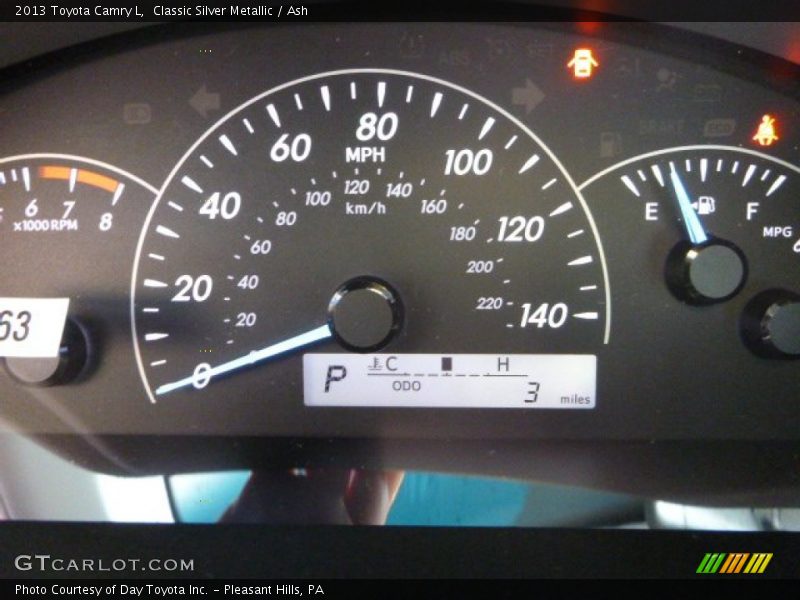 Classic Silver Metallic / Ash 2013 Toyota Camry L