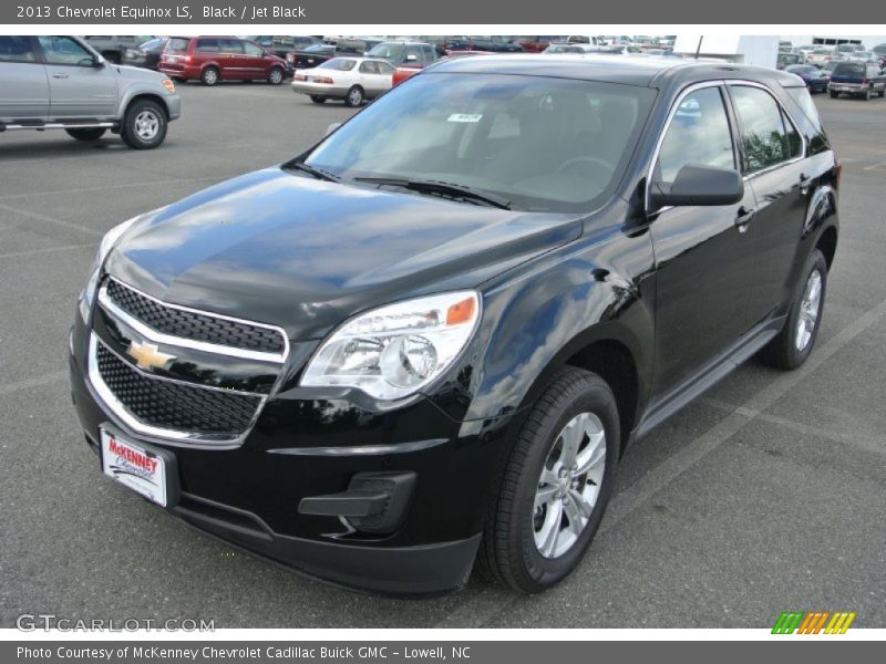Black / Jet Black 2013 Chevrolet Equinox LS