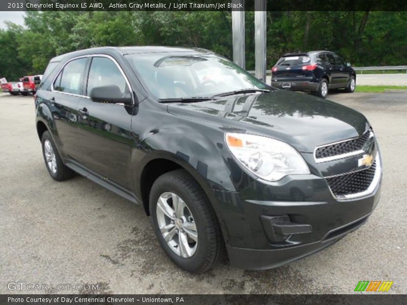 Ashen Gray Metallic / Light Titanium/Jet Black 2013 Chevrolet Equinox LS AWD