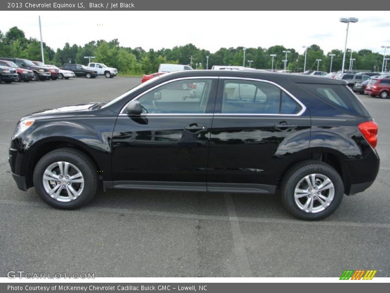 Black / Jet Black 2013 Chevrolet Equinox LS