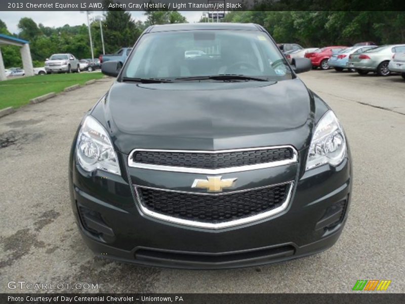 Ashen Gray Metallic / Light Titanium/Jet Black 2013 Chevrolet Equinox LS AWD