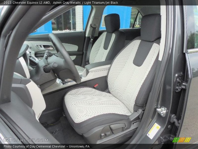 Ashen Gray Metallic / Light Titanium/Jet Black 2013 Chevrolet Equinox LS AWD