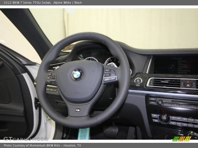 Alpine White / Black 2013 BMW 7 Series 750Li Sedan