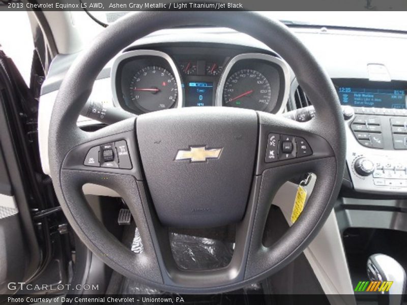 Ashen Gray Metallic / Light Titanium/Jet Black 2013 Chevrolet Equinox LS AWD