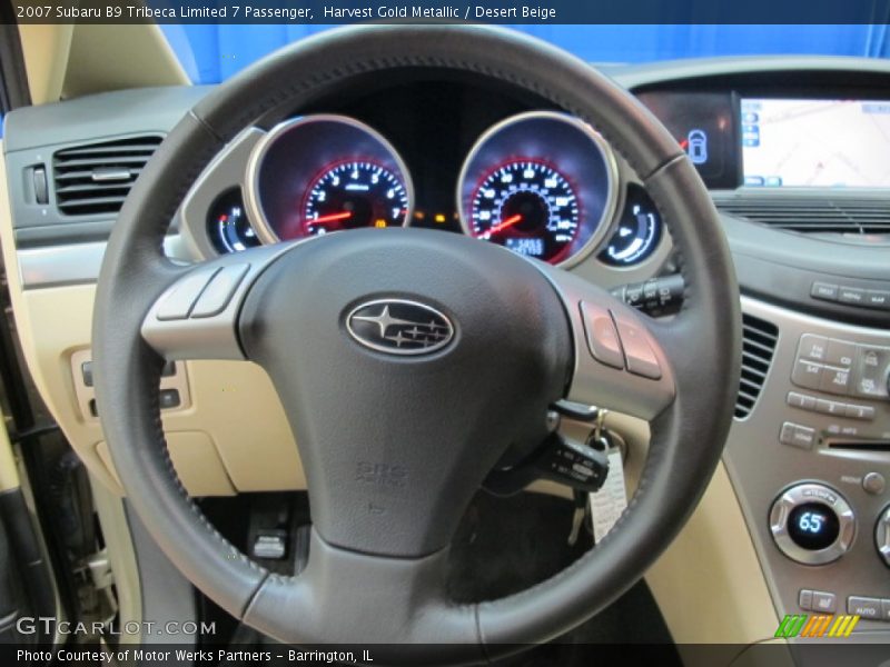 Harvest Gold Metallic / Desert Beige 2007 Subaru B9 Tribeca Limited 7 Passenger