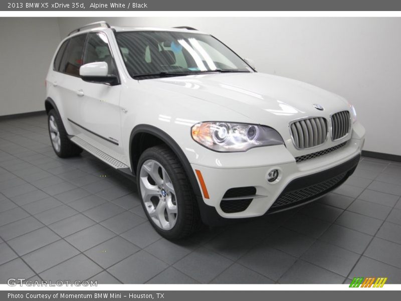 Alpine White / Black 2013 BMW X5 xDrive 35d