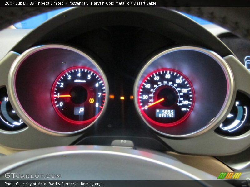 Harvest Gold Metallic / Desert Beige 2007 Subaru B9 Tribeca Limited 7 Passenger