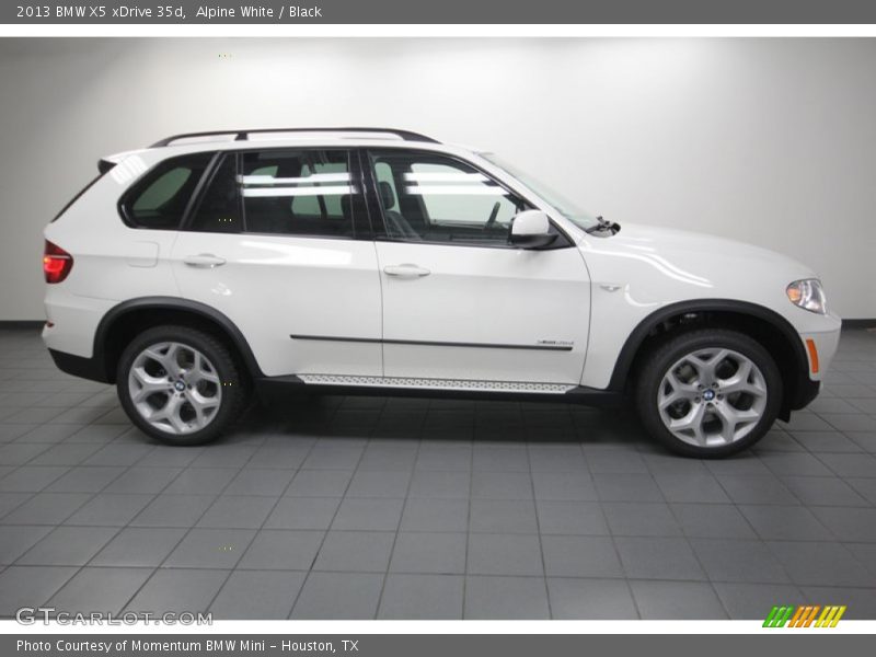 Alpine White / Black 2013 BMW X5 xDrive 35d