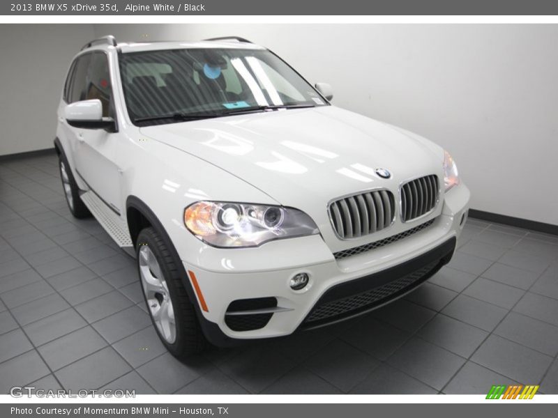 Alpine White / Black 2013 BMW X5 xDrive 35d